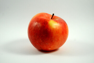 red apple isolated on white