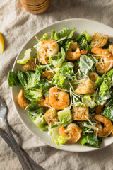 Homemade Shrimp Caesar Salad