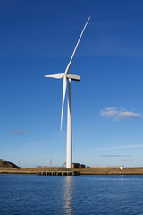 wind turbine in the wind © Stephen