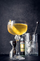 Glass of Alaska cocktail