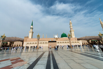 The Green Dome of Madinah Masjid
