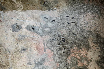 Liquid multicolor concrete floor texture