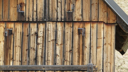 Old wood on a cabin
