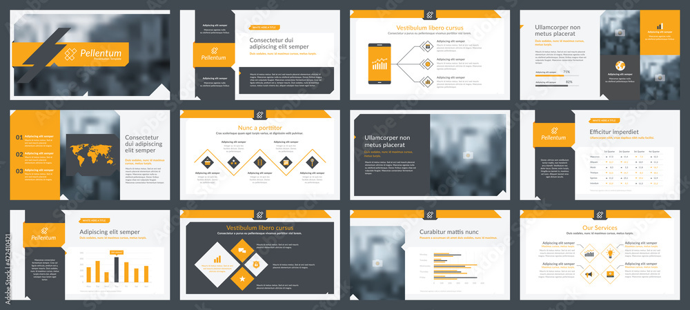 Aufkleber powerpoint and keynote presentation slides design template. elements of infographics for presentatio
