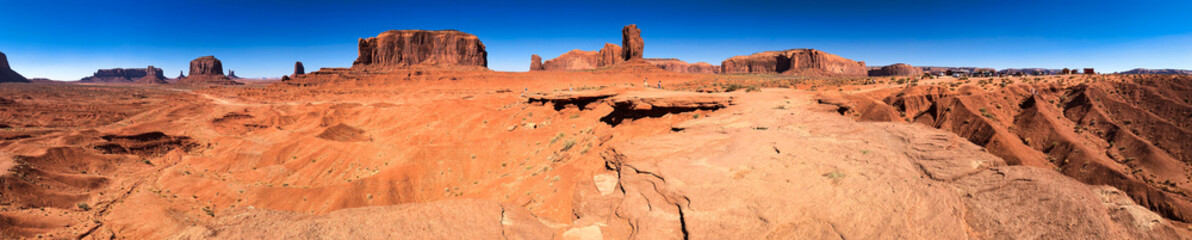 Fototapeta premium Amazing landscape of Monument Valley, Navajo tribal park