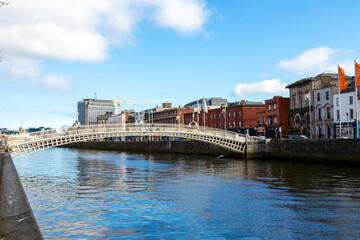 Obraz premium Ha'penny Bridge, Dublin