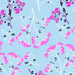 Floral background for textiles.