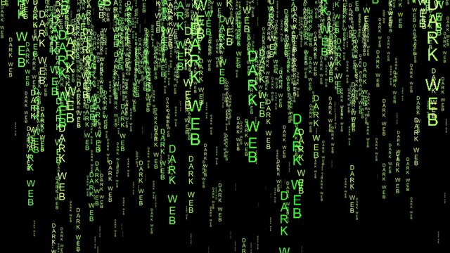 Dark web code on the internet