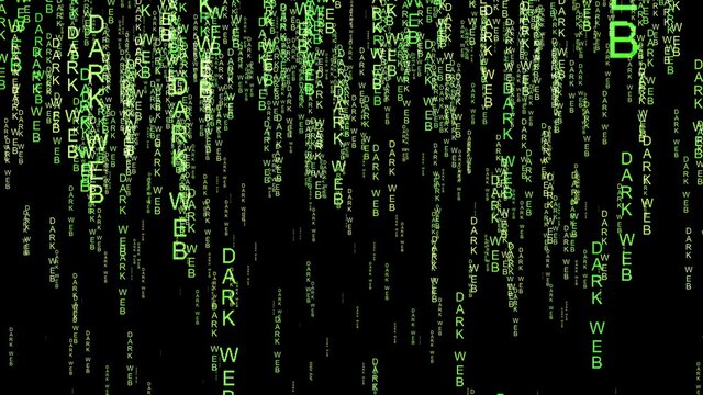 Dark web code on the internet
