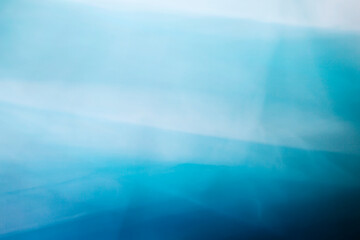 Contemporary abstract in white blue shades