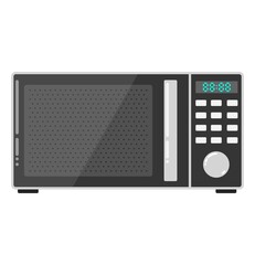 Modern microwave iconv flat modern microwave vector