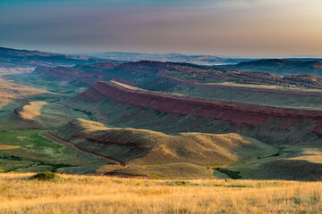 Red Canyon overlook near Lander is considered one of the most scenic highway vistas in Wyoming.