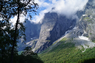 landscape with clouds