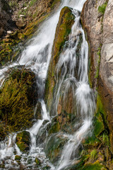 USA, Wyoming. Waterfall, Caribou-Targhee National Forest.