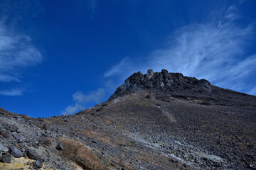 那須町　那須岳　青空