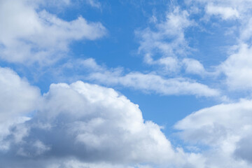 Naklejka na ściany i meble blue sky white clouds for sky replacements