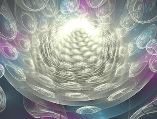 Imaginatory fractal background generated Image