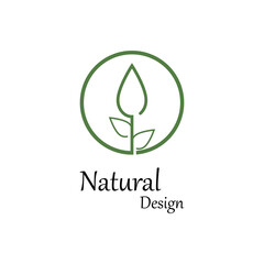 Leaf icon Vector Illustration design Logo template