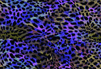 abstract animal skin pattern vector