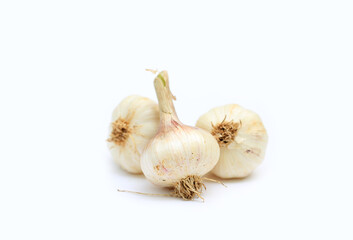 Garlic bulb isolated on white background
