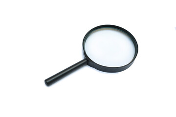 Magnifying glass isolated on white background - clipping path