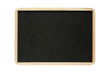 Fototapeta premium Empty blank black chalkboard isolated on white background. Blackboard texture - clipping path