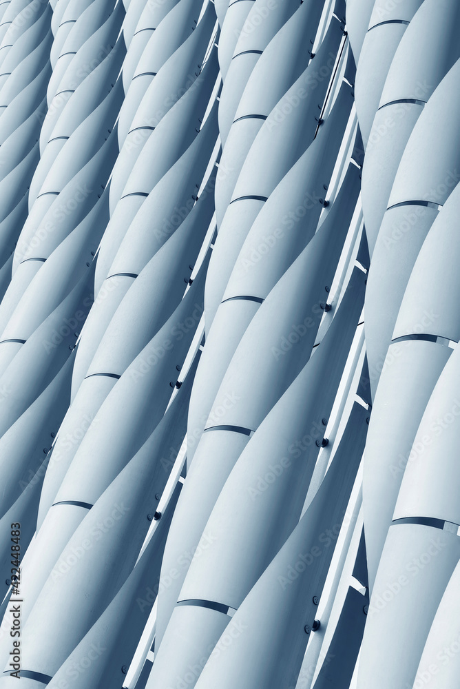 Poster exterior of modern architecture. building abstract background