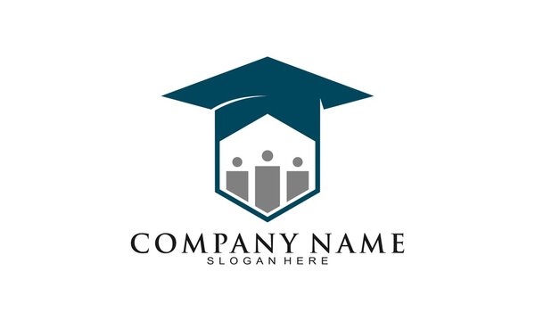 Student Community Illustration Vector Logo