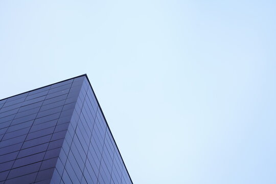 modern office building with sky