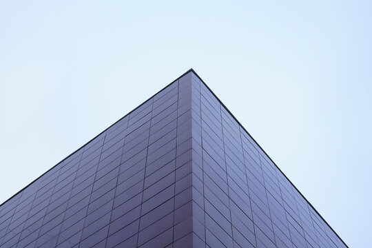 modern office building with sky