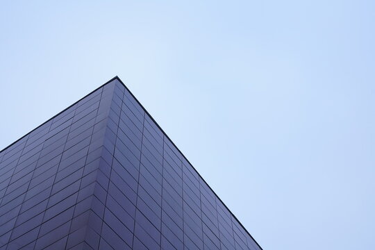 modern office building with sky