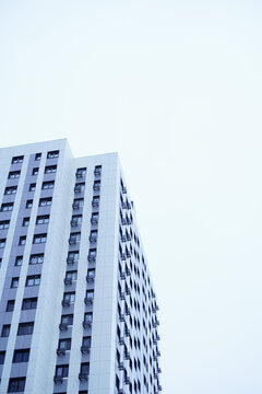 modern office building with sky