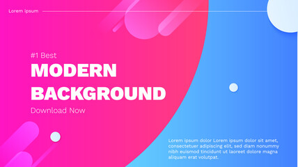 Abstract modern background gradient color. red and blue with copy space. Network and connection background for your presentation, poster, websites. Scientific vector illustration.