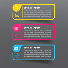 modern text box template, banner Infographics