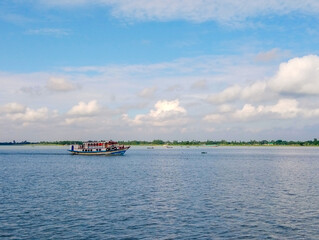 boat on the river