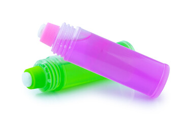 clipping path glue stick  isolated on white background