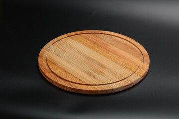 Wooden board for kitchen isolated