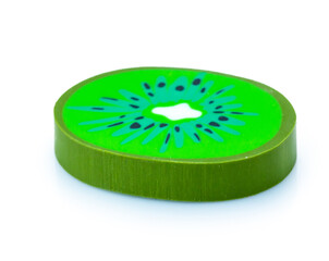 clipping part eraser fruit isolated on white background