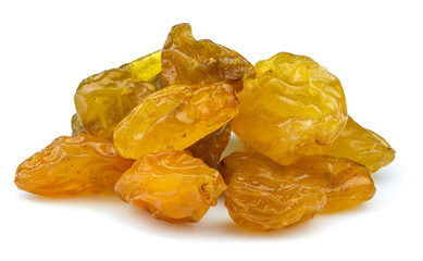 currant yellow golden isolated on white background