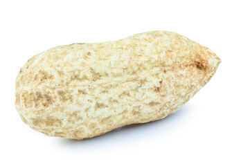 Peanuts isolated on white background
