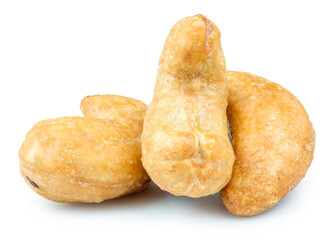 cashew nuts isolated on white background