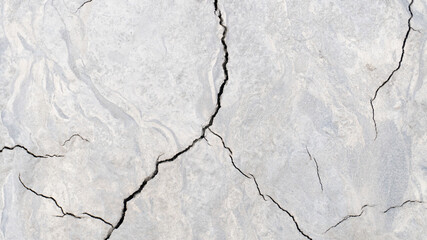 Obraz premium dry river valley like marble