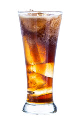 clipping path  cola isolated on white background