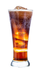 clipping path  cola isolated on white background