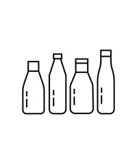 bottle icon,vector best line icon.