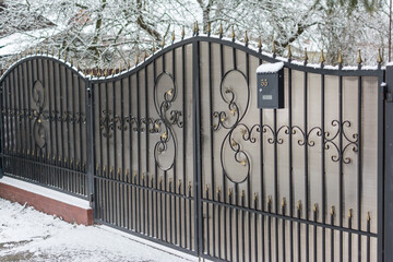 fences wicket gates door wall home