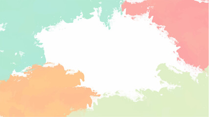 soft Colorful watercolor background for your design, watercolor background concept, vector.