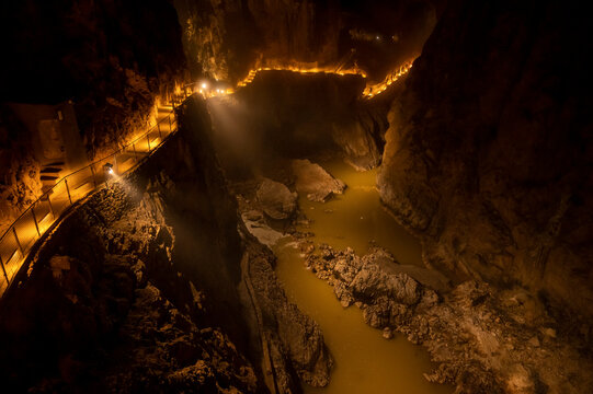 Unesco world heritage site Skocjanske jame. Skocjan cave.