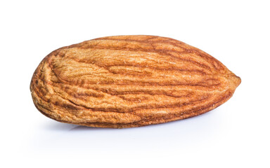 clipping path  almond isolated on white background
