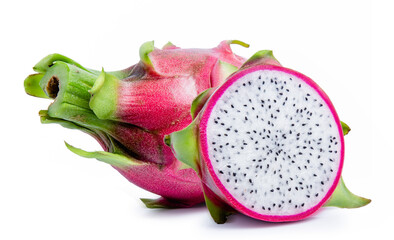 dragon fruit isolated on white background
